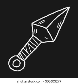 ninja weapon doodle