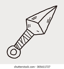 ninja weapon doodle