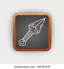 ninja weapon doodle