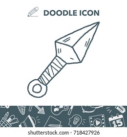 ninja weapon doodle