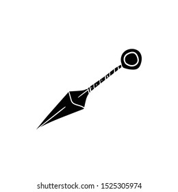 ninja weapons doodle icon vector hand drawing 
