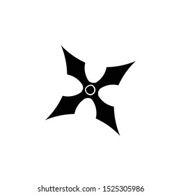 ninja weapons doodle icon vector hand drawing 