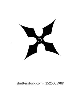 ninja weapons doodle icon vector hand drawing 