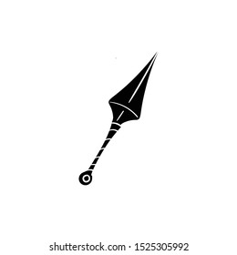ninja weapons doodle icon vector hand drawing 