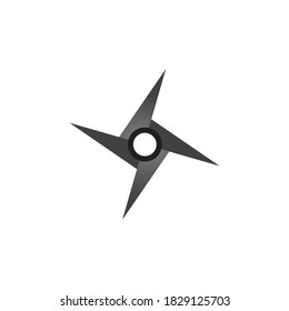 ninja weapons vector logo and symbol 
