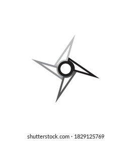 ninja weapons vector logo and symbol 