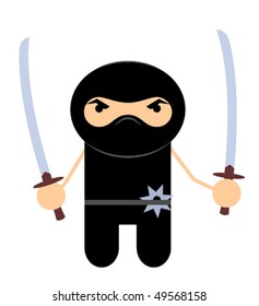 Ninjas with swords