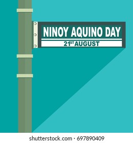 Ninoy Aquino Day Vector Illustration