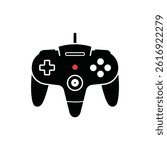 Nintendo 64 Controller - 90s Black Icon