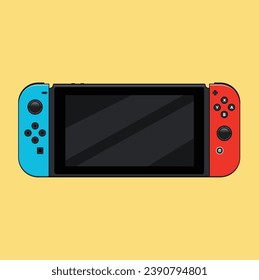 nintendo switch in vector form