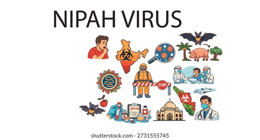 Estructura del virus de Nipah y replicación viral