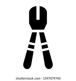 nippers icon isolated sign symbol vector illustration - high quality black style vector icons
