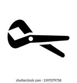 nippers icon isolated sign symbol vector illustration - high quality black style vector icons
