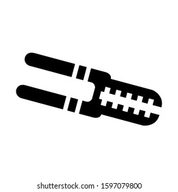 nippers icon isolated sign symbol vector illustration - high quality black style vector icons
