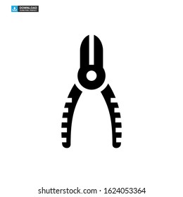 nippers icon isolated sign symbol vector illustration - high quality black style vector icons
