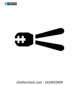 nippers icon isolated sign symbol vector illustration - high quality black style vector icons
