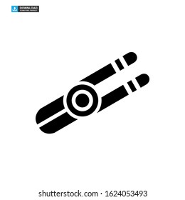 nippers icon isolated sign symbol vector illustration - high quality black style vector icons
