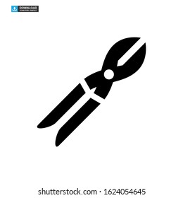 nippers icon isolated sign symbol vector illustration - high quality black style vector icons
