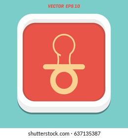 Nipple flat icon