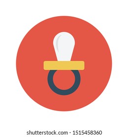 nipple glyph flat vector icon