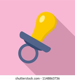 Nipple icon. Flat illustration of nipple vector icon for web design
