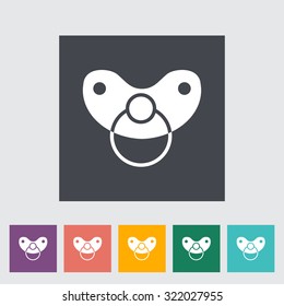 Nipple icon. Flat vector related icon for web and mobile applications. It can be used as - logo, pictogram, icon, infographic element. Vector Illustration. 