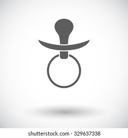 Nipple icon. Flat vector related icon for web and mobile applications. It can be used as - logo, pictogram, icon, infographic element. Vector Illustration. 