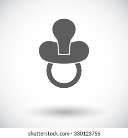 Nipple icon. Flat vector related icon for web and mobile applications. It can be used as - logo, pictogram, icon, infographic element. Vector Illustration. 