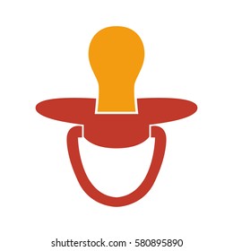 Nipple icon on white background. Vector illustration