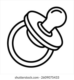 nipple icon vector concept illustration