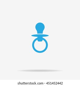 Nipple icon. Vector concept illustration for design.