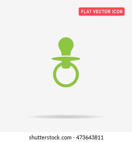 Nipple icon. Vector concept illustration for design.