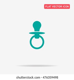 Nipple icon. Vector concept illustration for design.