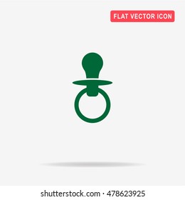 Nipple icon. Vector concept illustration for design.