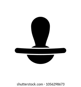nipple icon, vector illustration.