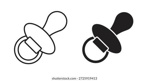 Nippel-Symbole. Lineares Vektorsymbol einzeln auf weißem Hintergrund.
