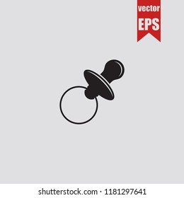 Nipple icon.Vector illustration.