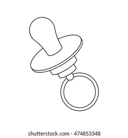 Nipple line icon. Illustration for web and mobile design.