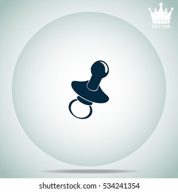 Nipple  vector illustration.
