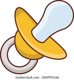 nipple Vector illustration on a transparent background. Premium quality symbols. Vector Line Flat color  icon for concept and graphic design.