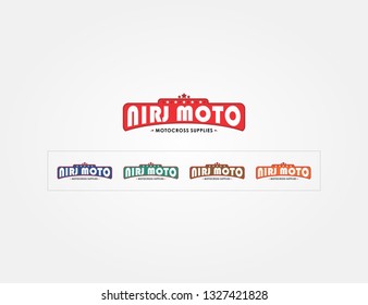 NIRJ MOTO biker logo