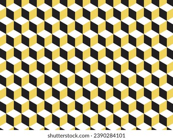 nirmana form.  3d geometric background.  vector graphics