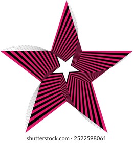 nirmana star ilusion black pink
