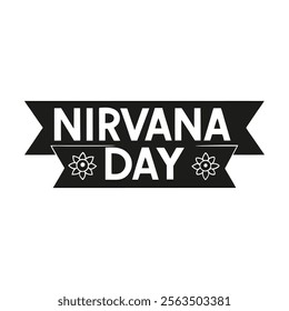 Nirvana day Background Template design for Poster or Banner