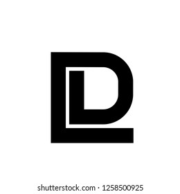 nitial Letter LD Logo Template Design