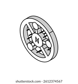 nitrate free cosmetic isometric icon vector. nitrate free cosmetic sign. isolated symbol illustration