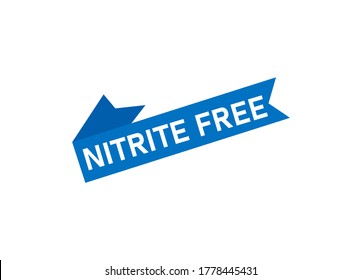 Nitrite free, Vector Stamp design