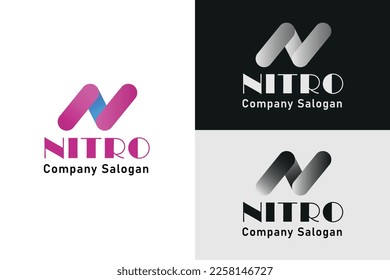 Nitro logo design, Vibrant Vectors A Collection of Stunning Illustrations svg