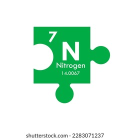 nitrogen icon set. vector template illustration  for web design