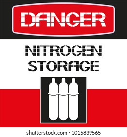 Nitrogen storage.
The area is designed for specific materials in strict accordance.